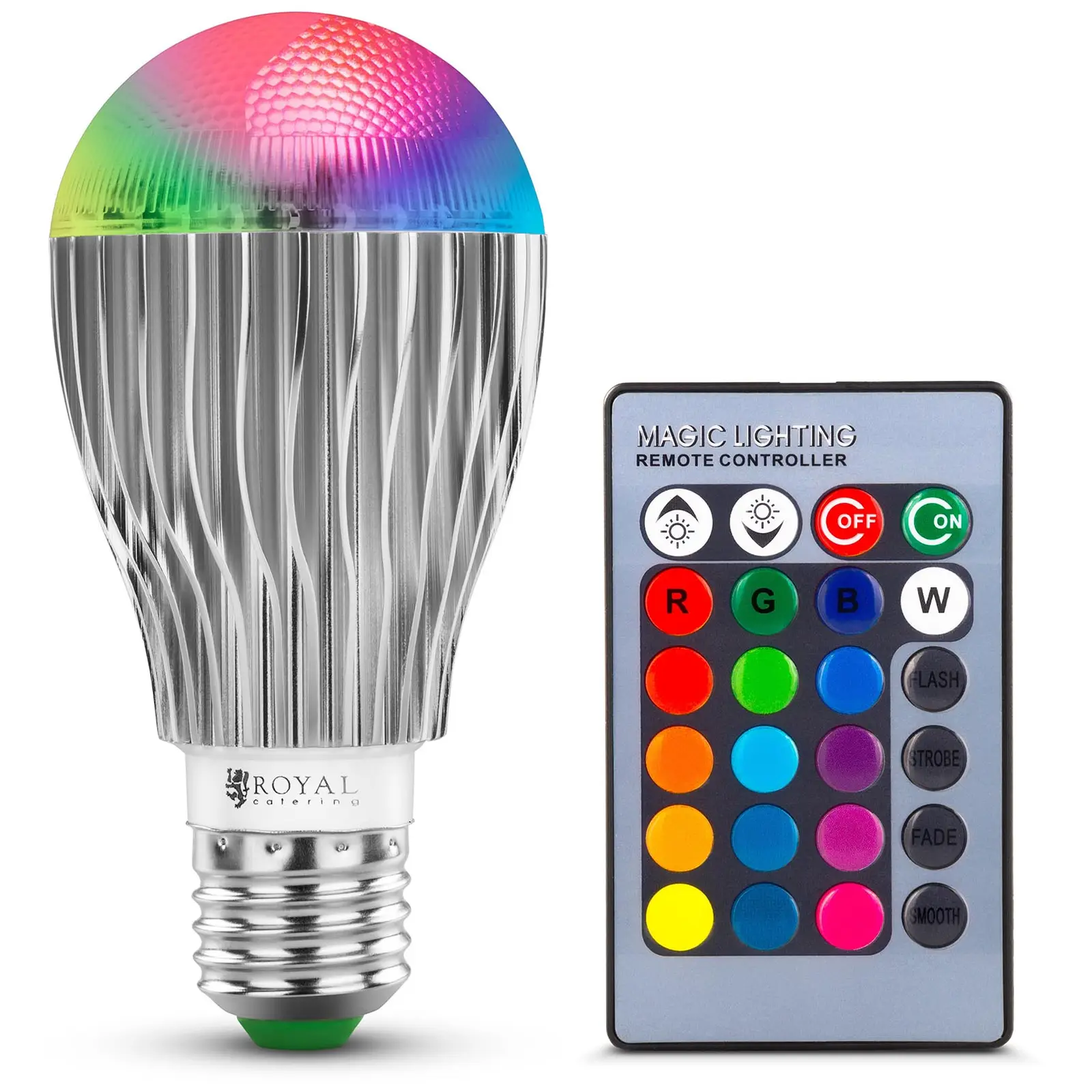 LED lampa med fjärrkontroll - 16 färginställningar - 5 W