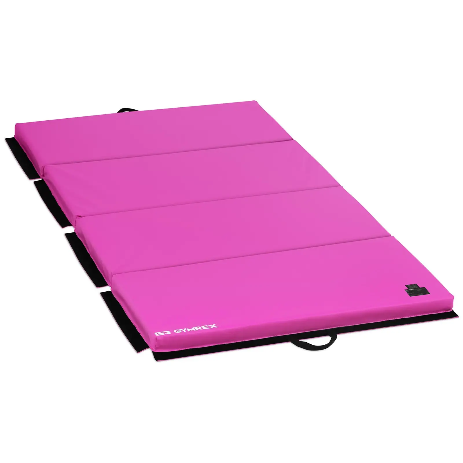 Vikbar gymnastikmatta - 200 x 100 x 5 cm - Pink - Bärvikt 170kg