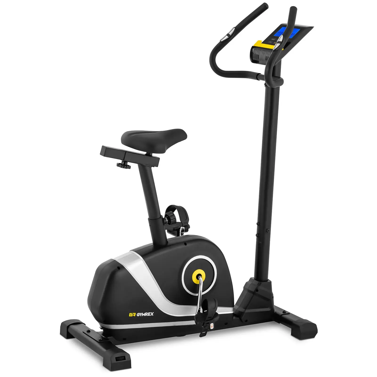 Andrahandssortering Motionscykel - svängmassa 4 kg - belastning upp till 110 kg - LCD - 76 - 93,5 cm höjd