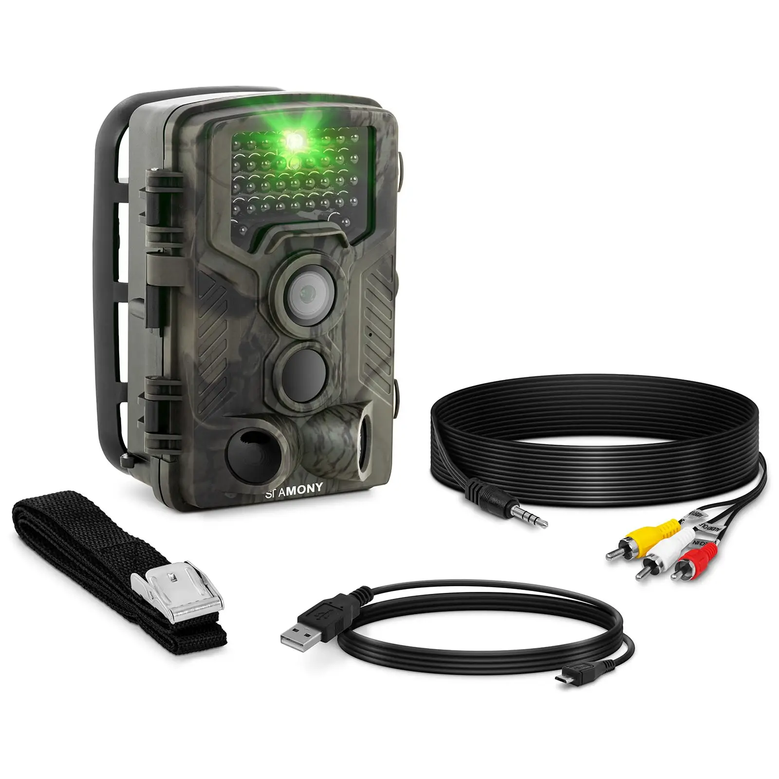 Åtelkamera - 8 MP - Full HD - 42 IR-LED - 20 m - 0,3 s